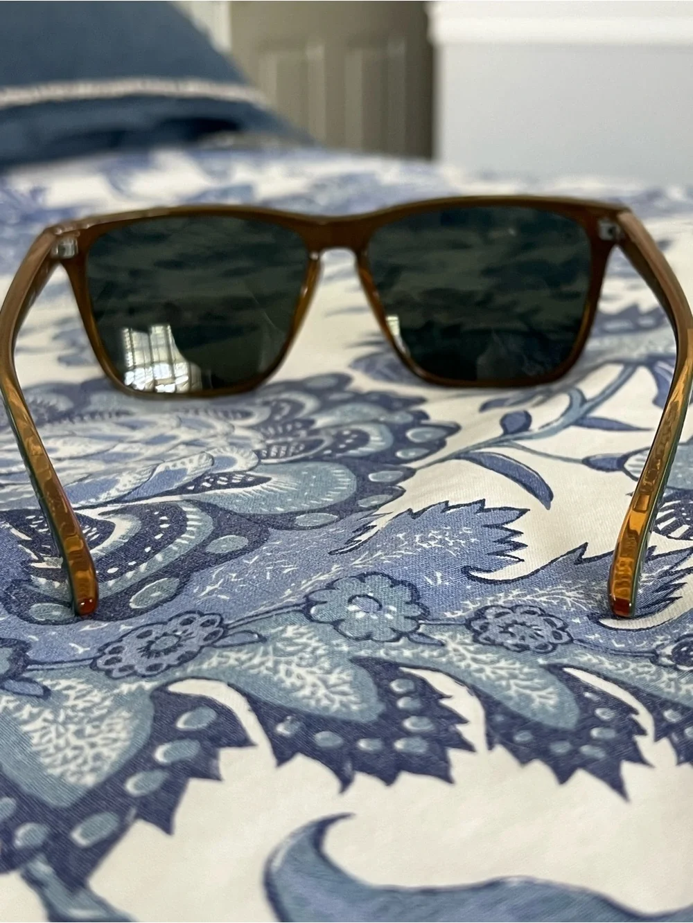 Knockaround Classic Green Wayfarer Sunglasses with Dark Lenses